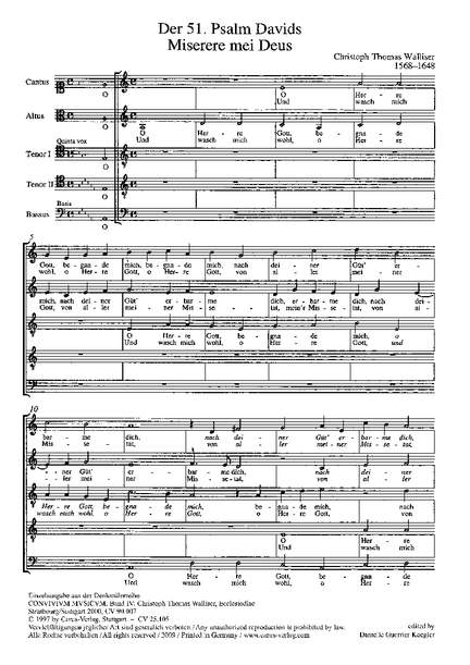 Walliser: Der 51. Psalm Davids