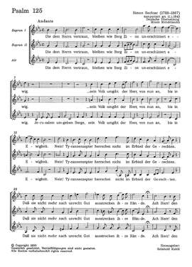 Sechter: Zwei Psalmen