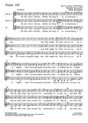 Sechter: Zwei Psalmen