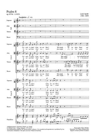Spohr: Psalm 8 (Op.85 no. 1)