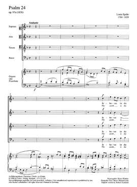 Spohr: Psalm 24 (Op.97a)