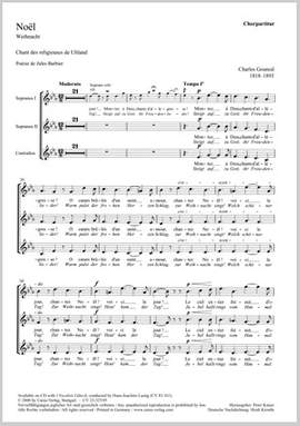 Gounod: Noël (Weihnachtslied; Steigt auf zu Gott)