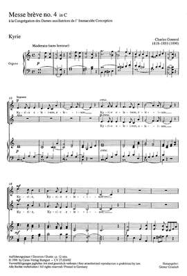 Gounod: Messe brève no. 4 a la Congrégation (CDur)
