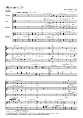 Swider: Missa brevis 2+1