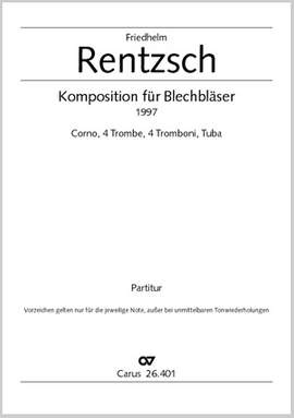 Rentzsch: Komposition für Blechbläser