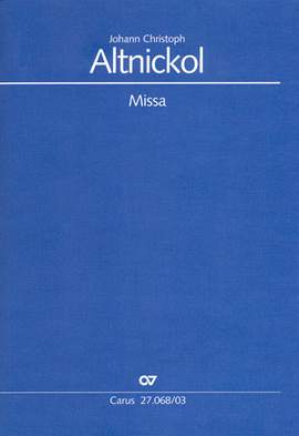 Altnickol: Missa  in d