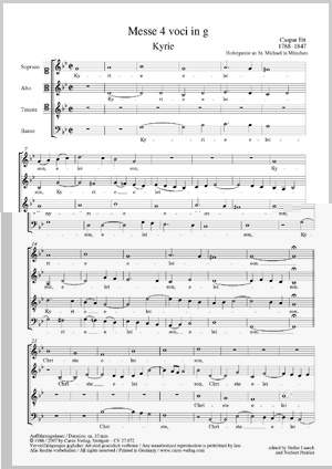 Ett: Messe 4 voci in g