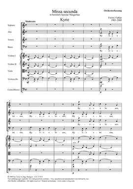 Farkas: Missa secunda