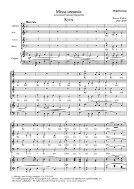 Farkas: Missa secunda