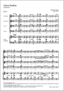 Gounod: Messe funèbre (FDur)