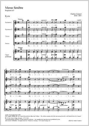 Gounod: Messe funèbre (FDur)