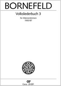 Bornefeld: Volksliederbuch 3 für Männerstimmen 1930/87