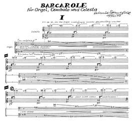 Bornefeld: Barcarole