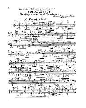 Bornefeld: Sonate 1978 (BoWV 150)