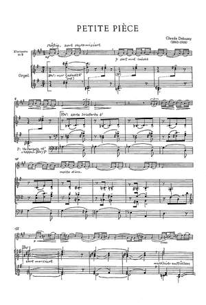 Debussy: Petite Pièce; Rhapsodie (arr. Bornefeld)