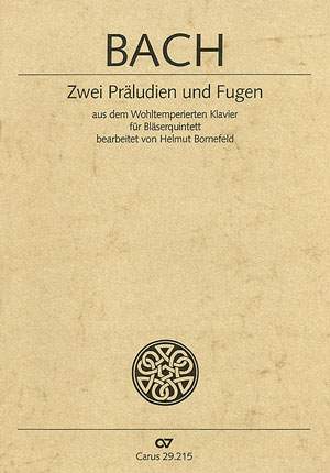 Bach, JS: Zwei Präludien und Fugen (arr. Bornefeld)