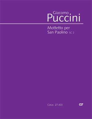 Puccini: Mottetto per San Paolino