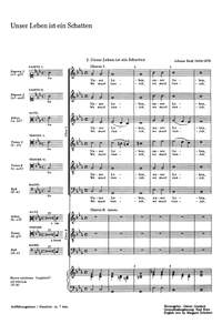 Bach, JM: Unser Leben ist ein Schatten