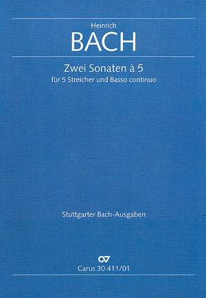 Bach, H: Zwei Sonaten a 5