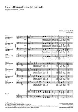 Bach, JC: Unsers Herzens Freude