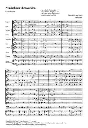 Bach, JM: Nun hab ich überwunden