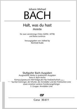 Bach, JM: Halt, was du hast