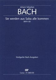 Bach, JS: Sie werden aus Saba alle kommen (BWV 65; CDur)