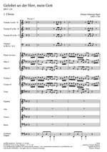 Bach, JS: Gelobet sei der Herr, mein Gott (BWV 129) Product Image