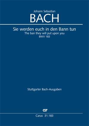 Bach, JS: Sie werden euch in den Bann tun (II) (BWV 183; aMoll)