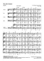 Bach, CPE: Die alte Litanei 1 (Wq 204 no. 1) Product Image