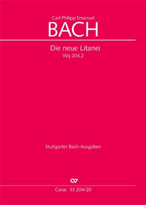 Bach, CPE: Die neue Litanei 2 (Wq 204 no. 2)