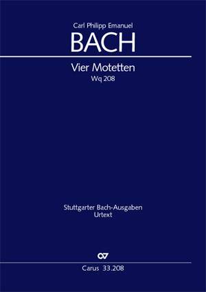 Bach, CPE: Vier Motetten