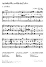 Bach, CPE: Geistliche Oden und Lieder (Gellert) Product Image