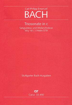 Bach, CPE: Sonate in c (Wq 161 no. 1; cMoll)