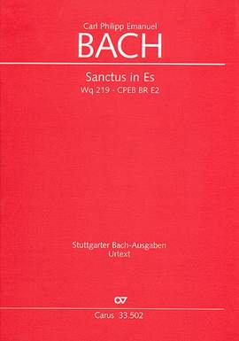 Bach, CPE: Sanctus in Es (Wq 219; EsDur)