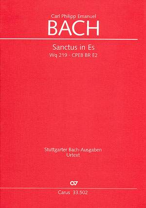 Bach, CPE: Sanctus in Es (Wq 219; EsDur)
