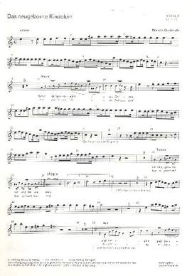 Buxtehude: Das neugeborne Kindelein (BuxWV 13): Orchestral Violin 2