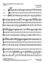 Buxtehude: Singet dem Herrn ein neues Lied (BuxWV 98; C-Dur) Product Image