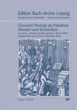 Palestrina: Messen und Einzelsätze