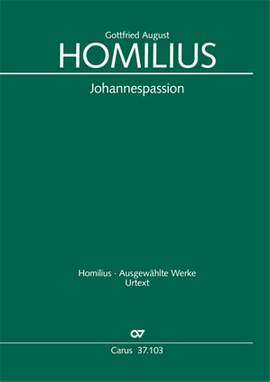 Homilius: Johannespassion (HoWV I.4)