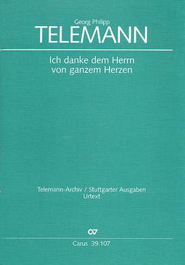 Ich danke dem Herrn vom ganzen Herzen (TVWV 7:14; FDur)