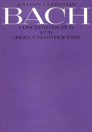 Bach, JC: Orgelkonzert in Es (Op.14 no. 6/1)