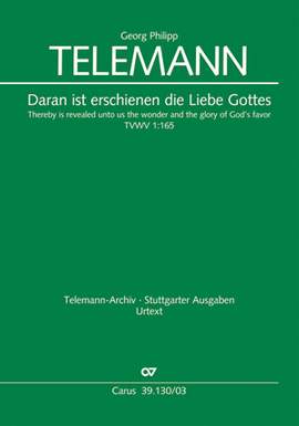 Daran ist erschienen die Liebe Gottes (TVWV 1:165)