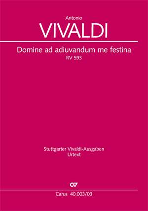 Vivaldi: Domine ad adiuvandum me festina (RV 593)