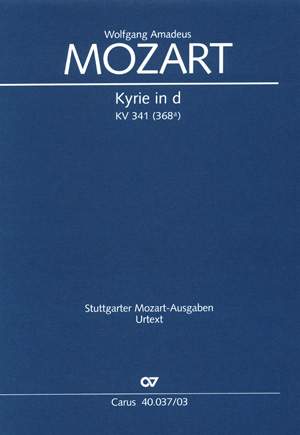 Mozart: Kyrie in d (KV 341 (368a); d-Moll)