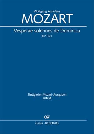 Mozart: Vesperae solennes de Dominica (KV 321)