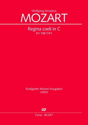 Mozart: Regina coeli in C (KV 108 (74d); C-Dur)