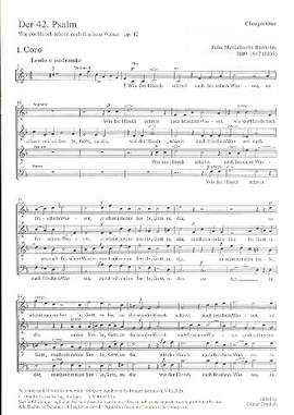 Mendelssohn, Felix: Der 42. Psalm (Wie der Hirsch Schreit)