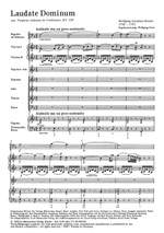 Mozart: Laudate Dominum in F (KV 339 no. 5; F-Dur) Product Image