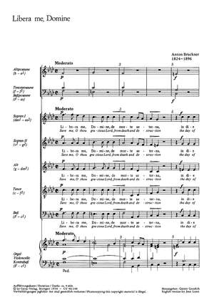 Bruckner: Libera me, Domine (WAB 22)